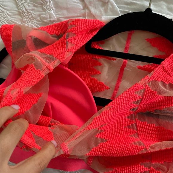 Free People Pink Crop Top - Picture 3 of 4